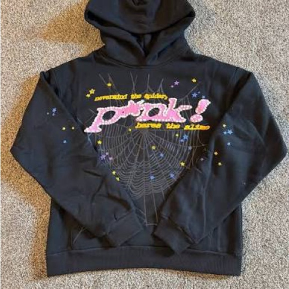 Black spider hoodie